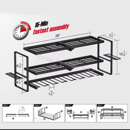 Power tools shelf