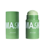 Face Clean Mask Green Tea Cleansing Stick Mask Shrink pores Deep Blackhead Remover facial Cleansing Moisturizing Mask 40g