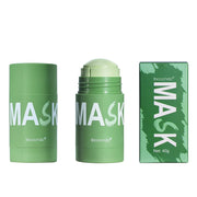 Face Clean Mask Green Tea Cleansing Stick Mask Shrink pores Deep Blackhead Remover facial Cleansing Moisturizing Mask 40g