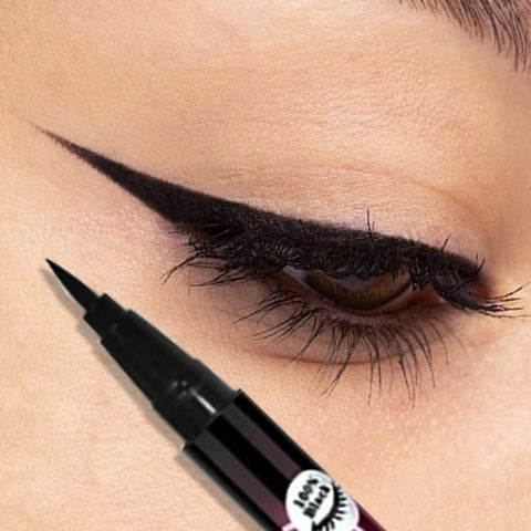 Black Smooth Liquid Eyeliner Pen Waterproof Long-lasting Ultra-fine Tip Easy To Color for Create Big Eyes Eyeliner Cosmetics