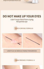 O'CHEAL Eyeliner Stamp Black Liquid Eyeliner Pen Waterproof Fast Dry Dual Head Eye Liner Pencil Make-up for Women Cosmetics Tool