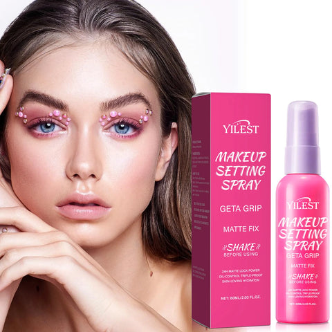 Matte Waterproof Setting Spray Glossy Matte Base Makeup Control Oil Non-Sticky Waterproof Long Lasting Make-up Fixer Spray