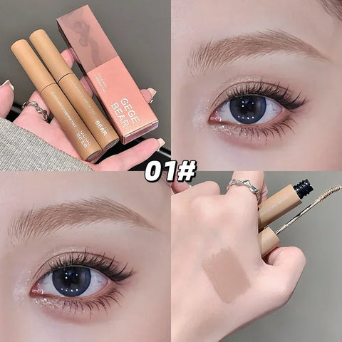 Eyebrow Enhancer Dye Gel Tint Set Waterproof Long Lasting Quick Dry Dyeing Brow Tattoo Tinted Cream Brow Makeup Cosmetic