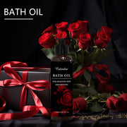 Moisturizing Bath Essential Oil Deep Cleansing Exfoliating Moisturizing Skincare Bath Oil Products to Brighten Skin Stone 150ml