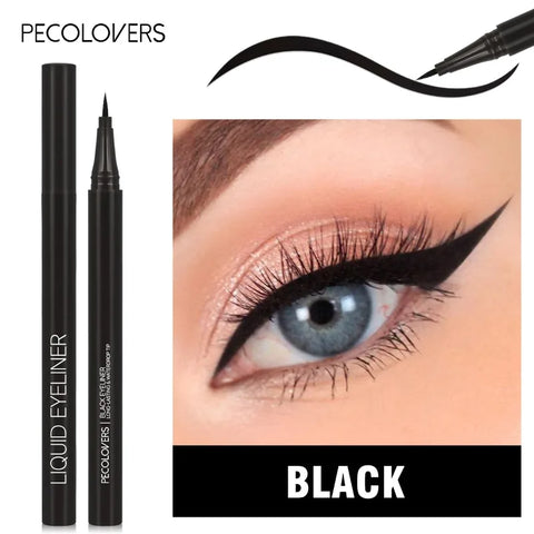 Black Liquid Eyeliner, Quick-drying, Smudge-proof, Sweat-proof and Waterproof, Long-lasting Slim Eyeliner