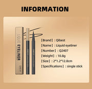 Long Lasting Black Liquid Eyeliner Waterproof Eye Liner Pencil Quick Drying Not Bloom Natural Eyeliner Liquid Pen Cosmetic Tools