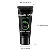 Bamboo Charcoal Fiber Mask Blackhead Removal Deep Mask Deep Cleansing Cleansing Exfoliating Mask Treatment Black Mask