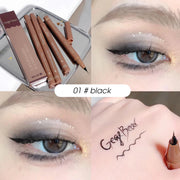 Eyeliner liquid pen is smooth, fast drying, waterproof, durable, not easy to smudge, and very thin eyeliner pen