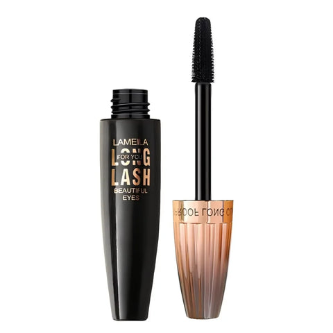 Waterproof 4D Mascara Thick Long Smudge-proof Plump Encrypted Long-lasting Curling Large Eye Makeup, Makeup Tools