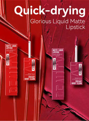 6 Colors Nude Matte Lip Gloss Waterproof Lasting Lipstick Not Fading Sexy Nude Red Pink Velvet Liquid Lipsticks Makeup Cosmetic