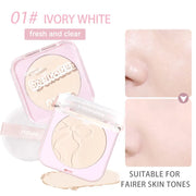 Oil-Control Setting Powder, Long-Lasting Soft-Focus Moisturizing Setting Powder, Pore-Minimizing, Waterproof And Sweat-Proof