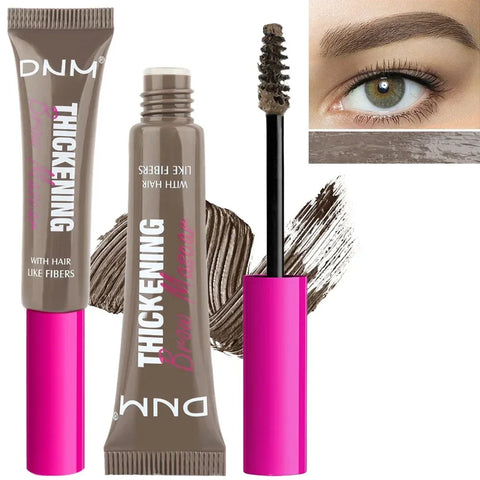 Waterproof Eyebrow Gel Cream with Brush Lasting Fast Tint Easy Dye Natural Black Brow Enhancers Tattoo Tin Korean Brow Makeup