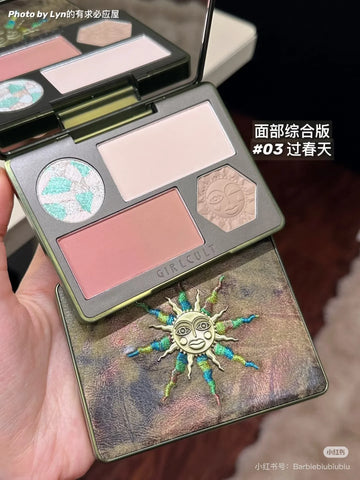 Girlcult Compendium of Materia Medica Series Pearl Matte Highlights Blush Face Contour Palette Brighten Integrated Palette