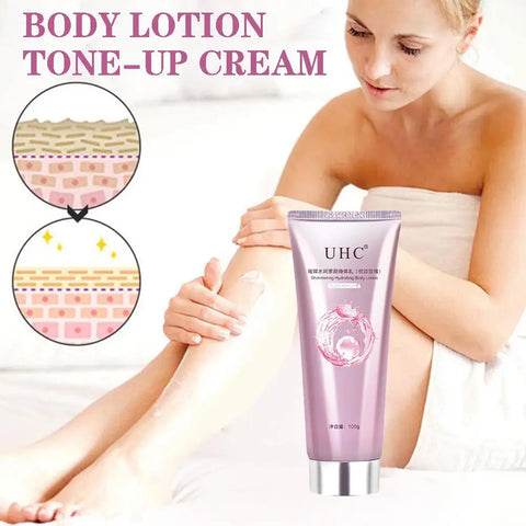Body Lotion Tone Up Cream & Concealer Moisturizing Whitening and Radiance Repair for Healthy Beautiful Skin 100g