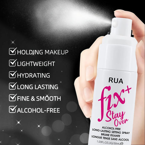 Setting spray Lasting setting Oil control waterproof and sweat free moisturizing quick setting