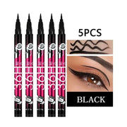 Black Smooth Liquid Eyeliner Pen Waterproof Long-lasting Ultra-fine Tip Easy To Color for Create Big Eyes Eyeliner Cosmetics