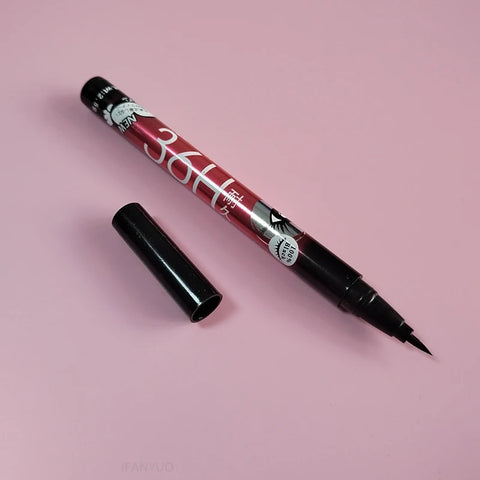 Black Smooth Liquid Eyeliner Pen Waterproof Long-lasting Ultra-fine Tip Easy To Color for Create Big Eyes Eyeliner Cosmetics