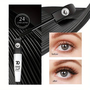 7D mascara waterproof and easy to remove makeup, no smudging and no makeup removal, slender and curled thick mascara