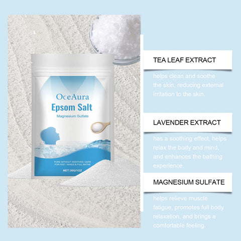Bath Salt Spa Exfoliating Dead Skin Removal Improve Roughness Smoothing Cleansing Skin Body Wash Soothing Moisturizing Skin Care