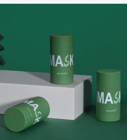 40g Face Clean Mask Green Tea/Rose Extract Cleansing Stick Deep Moisturizing Shrink Pores Blackhead Film Smear Oil Control Mask