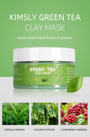 Turmeric Green Tea Rose Avocado Facial Mask Clay Mud Masks Moisturizing Removal Blackhead Whitening Face Mask Mud Skin Care