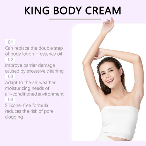114g Shea Butter Body Cream Strengthen Skin Barrier Relieve Dryness Moisturizing Smoothing Skin Increase Elasticity Skin Care