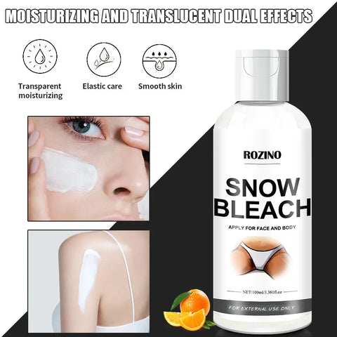Snow White Cream for Moisturizing the Whole Body, Moisturizing and Drying for Long lasting Fragrance, Moisturizing Body Cream