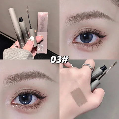 Eyebrow Enhancer Dye Gel Tint Set Waterproof Long Lasting Quick Dry Dyeing Brow Tattoo Tinted Cream Brow Makeup Cosmetic