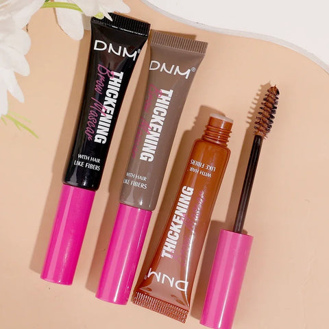 Waterproof Eyebrow Gel Cream with Brush Lasting Fast Tint Easy Dye Natural Black Brow Enhancers Tattoo Tin Korean Brow Makeup