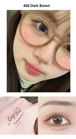 Eyeliner liquid pen is smooth, fast drying, waterproof, durable, not easy to smudge, and very thin eyeliner pen