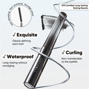 Judydoll Iron Mascara 2g, Waterproof, Lengthening & Curling, Volumizing Formula for Strong, Defined Lashes & All-Day Hold