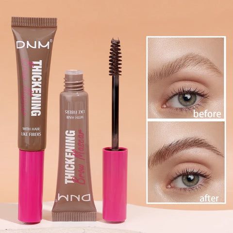 Waterproof Eyebrow Gel Cream with Brush Lasting Fast Tint Easy Dye Natural Black Brow Enhancers Tattoo Tin Korean Brow Makeup