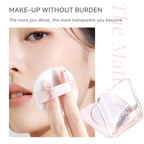 Oil-Control Setting Powder, Long-Lasting Soft-Focus Moisturizing Setting Powder, Pore-Minimizing, Waterproof And Sweat-Proof