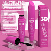 24H Wear Volumizing Mascara 5D Waterproof Lengthening Eyelash Cream For Thicker Fuller Lashes No Clumping