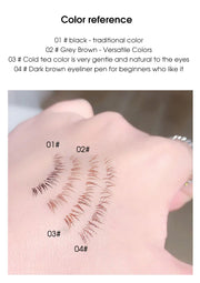 Eyeliner liquid pen is smooth, fast drying, waterproof, durable, not easy to smudge, and very thin eyeliner pen