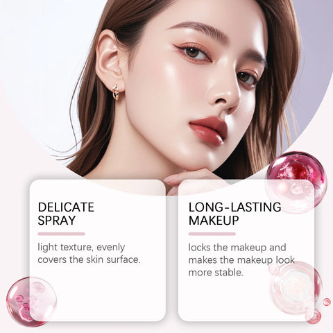 Spf 50+ Setting Spray Oil Control Matte Finish Long-Lasting Natural Non-greasy Waterproof Face Fixer Makeup Mist Spray