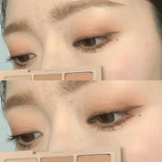 2024 New Nine-Color Sweater Knit Button Eyeshadow Tray Pearl Matte Low Saturation Deep Oat Earth Color