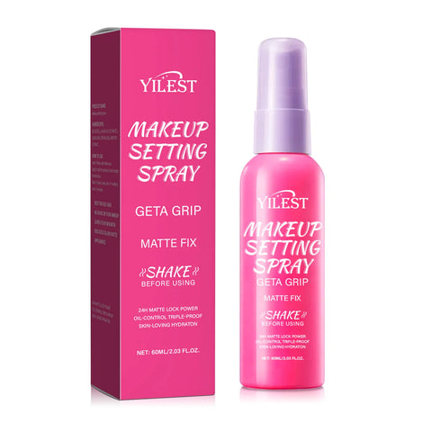 Matte Waterproof Setting Spray Glossy Matte Base Makeup Control Oil Non-Sticky Waterproof Long Lasting Make-up Fixer Spray