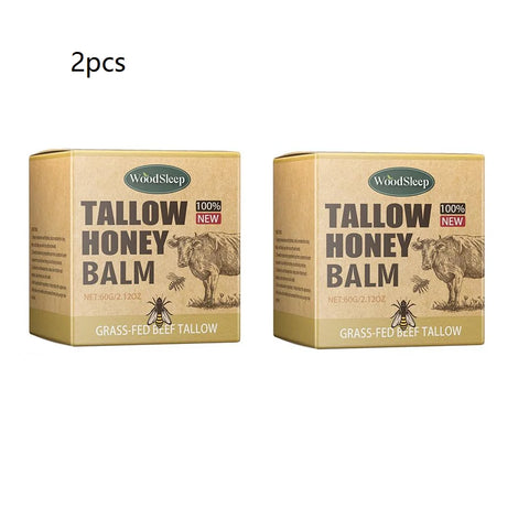 Whipped Beef Tallow Honey Balm Moisturizing Hydrating Face Cream Body Lotion Nourishing Balm Gentle Skin care for women