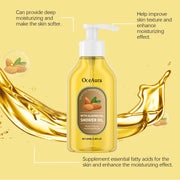 Shower Oil for Dry Skin Gentle Cleaning Soothe Tight Moisturizing Oil Control Fragrance Relaxing Body Scrub Nourishing Bath Oils
