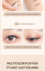 O'CHEAL Eyeliner Stamp Black Liquid Eyeliner Pen Waterproof Fast Dry Dual Head Eye Liner Pencil Make-up for Women Cosmetics Tool