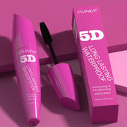 24H Wear Volumizing Mascara 5D Waterproof Lengthening Eyelash Cream For Thicker Fuller Lashes No Clumping