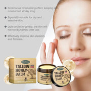 Whipped Beef Tallow Honey Balm Moisturizing Hydrating Face Cream Body Lotion Moisturizing Nourishing gentle repairing skincare