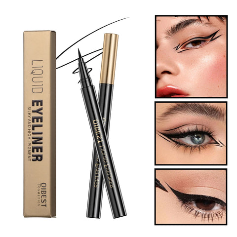 Long Lasting Black Liquid Eyeliner Waterproof Eye Liner Pencil Quick Drying Not Bloom Natural Eyeliner Liquid Pen Cosmetic Tools