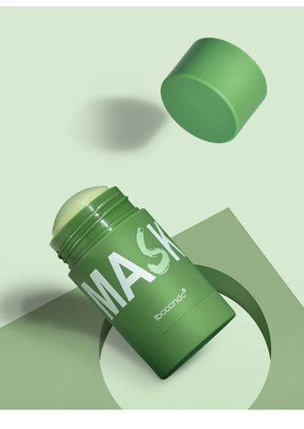 40g Face Clean Mask Green Tea/Rose Extract Cleansing Stick Deep Moisturizing Shrink Pores Blackhead Film Smear Oil Control Mask