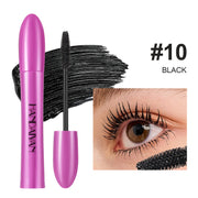 10 Colors Waterproof Volumizing Mascara Smudge-Proof Curling Long-Lasting Sapphire Blue Pink Mascara for Eye Makeup Cosmetics