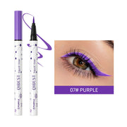 Ultra-Thin Black Eyeliner Pencil Waterproof Long Lasting Smooth 12 Colors Colorful Liquid Eyeliner High Makeup Pigment Eyeliner