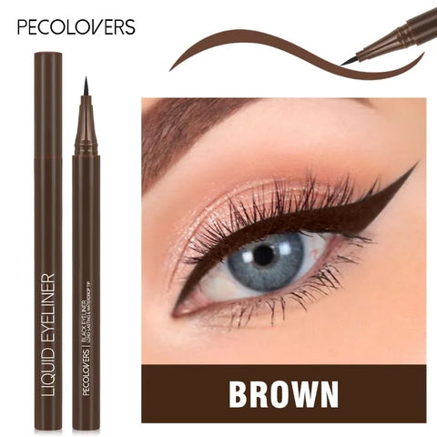 Black Liquid Eyeliner, Quick-drying, Smudge-proof, Sweat-proof and Waterproof, Long-lasting Slim Eyeliner