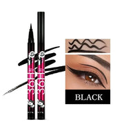 Black Smooth Liquid Eyeliner Pen Waterproof Long-lasting Ultra-fine Tip Easy To Color for Create Big Eyes Eyeliner Cosmetics