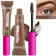 Waterproof Eyebrow Gel Cream with Brush Lasting Fast Tint Easy Dye Natural Black Brow Enhancers Tattoo Tin Korean Brow Makeup
